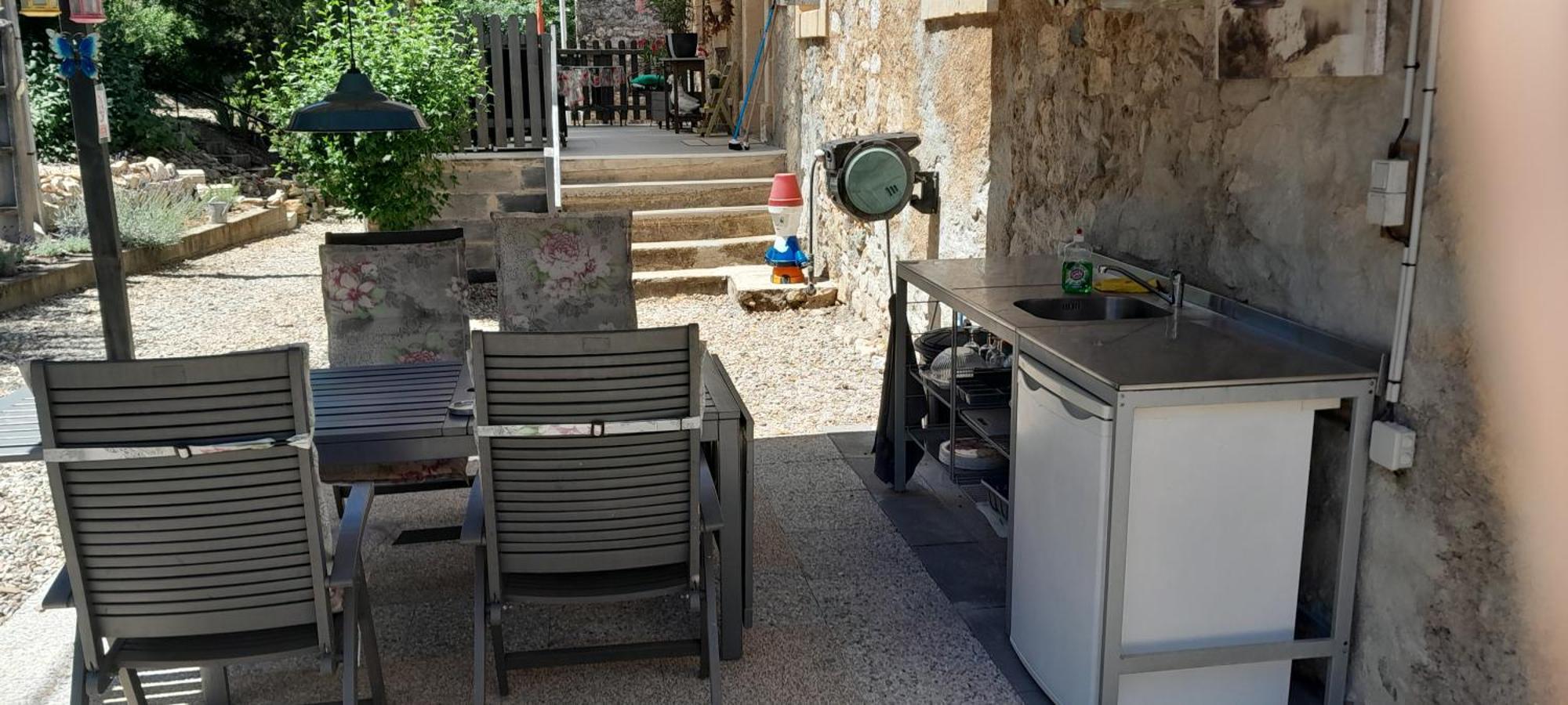 مبيت وإفطار Prades-sur-Vernazobre Sur La Bonnefooi المظهر الخارجي الصورة